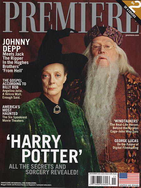 Professors McGonagall and Dumbledore
