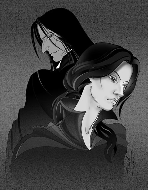 Florence Blackmoor and Severus Snape by Heid