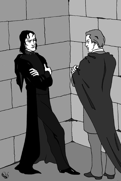 Henry Shadowing and Severus Snape in Azkaban by Egyptian Mau