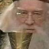 Headmaster Dumbledore with the goblet