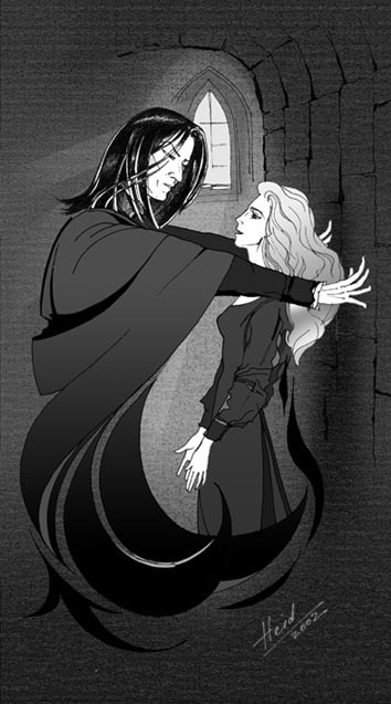 M-lle Fleur Delacour and Professor Severus Snape