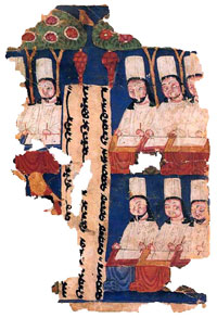 Образец созданной манихеями уйгурской письменности