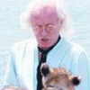Richard Harris with a little lion