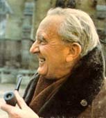 J.R.R.Tolkien smiling