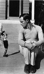 Buster Keaton and the wooden doll