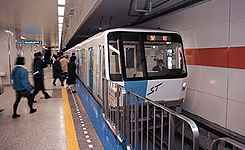 Sapporo subway carriage